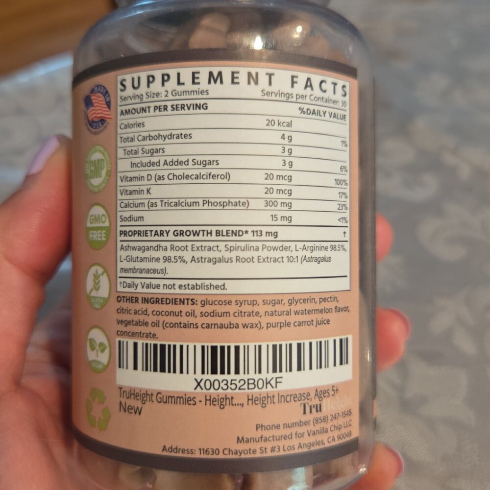 Truheight Vitamins gummies - Picture 2 of 2